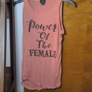 Rue 21, size M, coral/light pink